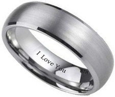 Engraved 'I Love You' 7mm