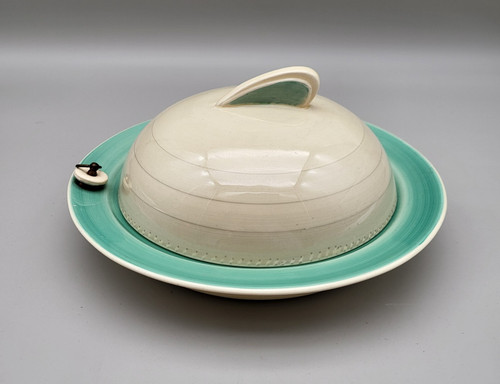 Muffin dish and cover - dish,