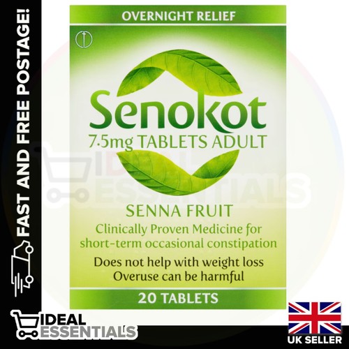 Senokot 5mg tablets - senokot, 7.5mg