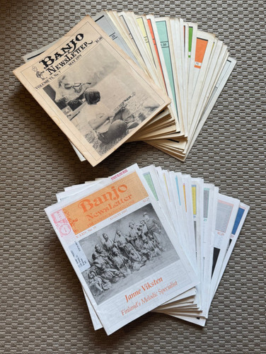 Banjo newsletter lot issues - newsletter,
