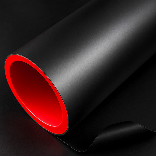 Matt black vinyl - black, car