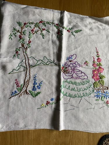 Crinoline lady cushion cover - lady,