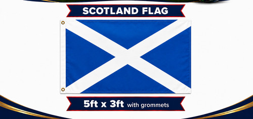 Scotland saltire flag 5x3ft - scotland,
