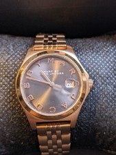 Marc by Marc Jacobs Ladies Watch MBM3352 Rose Gold Stainless Steel New Battery