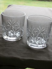 2 x Lovely  Cut Crystal