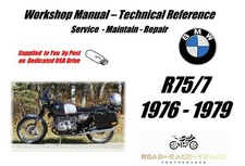 BMW R75/7 R 75/7 Service Repair Workshop Manual USB 1976 - 1979