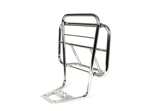 Rear rack vespa - chrome, luggage