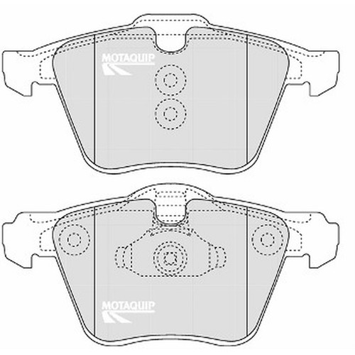 Brake pads set - for, volvo