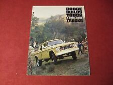 1966  DODGE 4X4  POWER  WAGON  PICKUP  TRUCK   SALES   BROCHURE-ORIGINAL