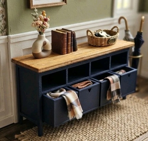 Scale dollhouse sideboard - 1:12,