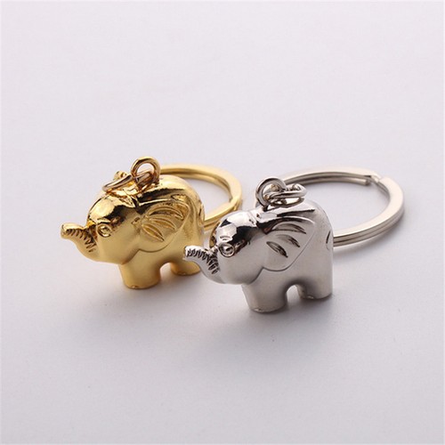 Metal elephant keychain - elephant, set