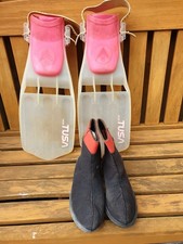 Tusa Diving Fins and Neoprene Boots (Ladies)