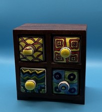 HANDMADE WOODEN CHEST OF