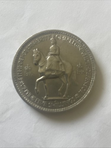 1953 five shillings coronation - 1953,