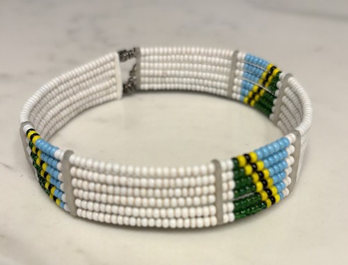 Vintage hand beaded native - beaded,