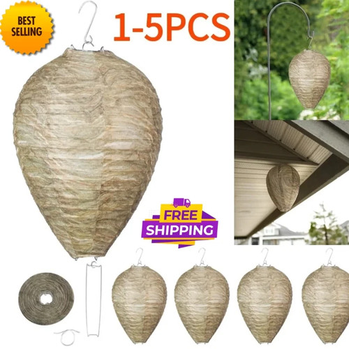 Decoy wasp nest - nest, repelling