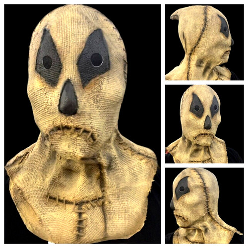 Scarecrow mask burlap sack - burlap,