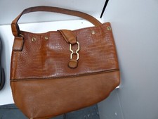 Ladies Top Shop brown handbag