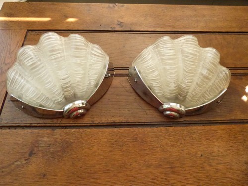 Art deco chrome - , glass