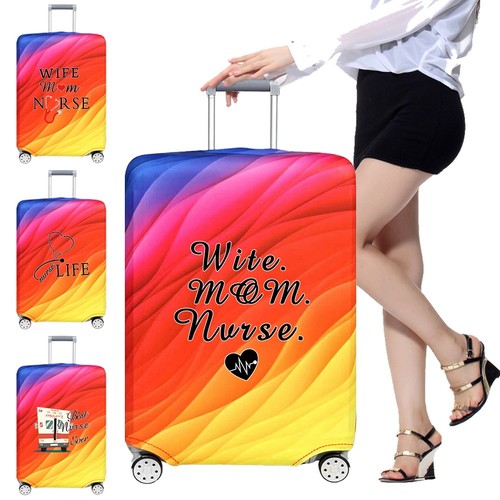 Elastic print luggage - 18‑32",
