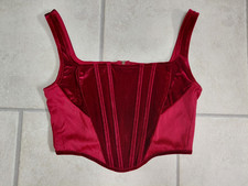 CIDER VELVET CORSET TOP