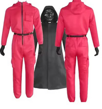 Kid Adult Squid Red Jumpsuit