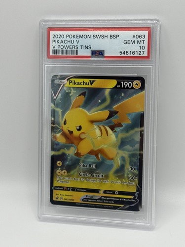 Pikachu powers tins swsh - v,