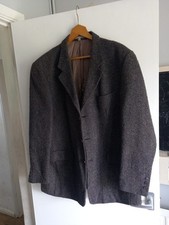 Zara Classic Collection Mens Blazer Jacket Wool Blend Eur 56 UK 46R Herringbone