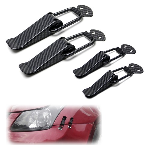 4pc black carbon fiber - black, finish