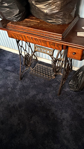 Singer treadle sewing - singer, machine