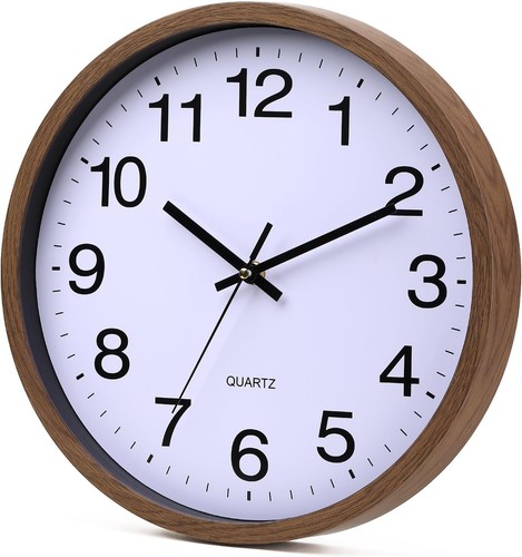 Wall clock inch wooden - 12,