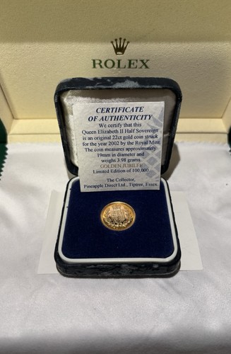 2002 gold half sovereign - 2002,