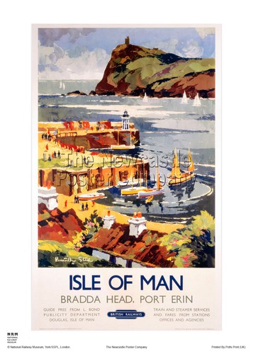 Isle man port - isle, retro