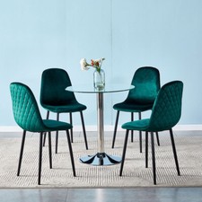 Round Glass Dining Table