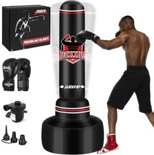 Punching Bag with Stand Adult 70”- Free Standing Boxing Bag with Boxing Gloves a