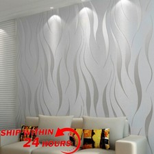 Silver Grey Wallpaper Plain Luxury Glitter Metallic Modern Shiny Various Designs