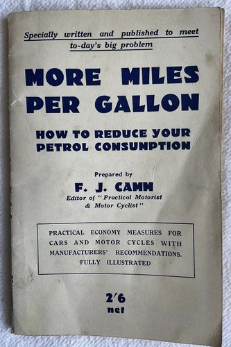 Vintage more miles per - “more,