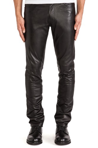 Men genuine lambskin leather - genuine,