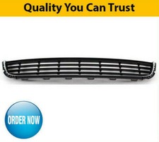 VW Golf Mk6 Front Centre Bumper Grille Chrome 2008-2013 Insurance Approved New