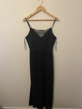 Mela London Black Tank Flared