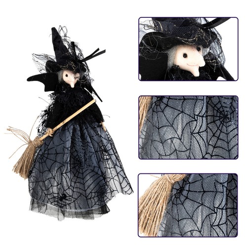 Halloween cartoon witch doll - halloween,