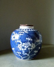 Antique Prunus Jar With Cork