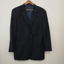 TM Lewin Navy Blue Striped