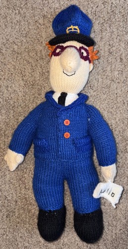 Large hand knitted - 16.5", hand-knitted