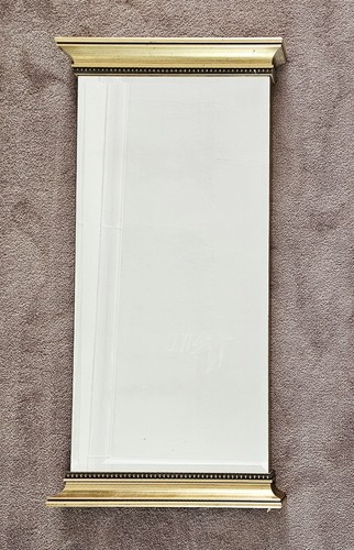 Gold framed mirror feature - gold,