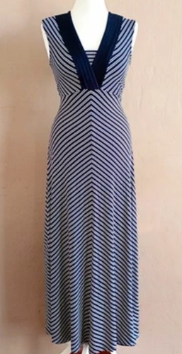 Navy white chevron - m&s,