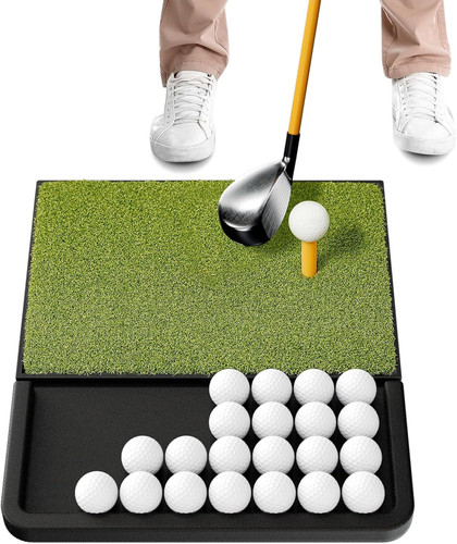 Golf practice hitting - practice,