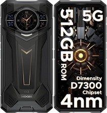 DOOGEE S200 Plus 16GB+512GB 5G Rugged Global Phone Rear Screen 10100mAh 120Hz
