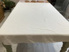 Large White Cotton Tablecloth