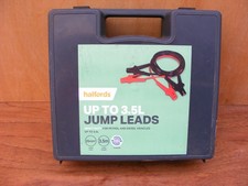 BOX 3.5 METER LENGTH JUMP LEADS-HEAVY DUTY-BOXED-HALFORDS-GREAT COND-SEE PICS-